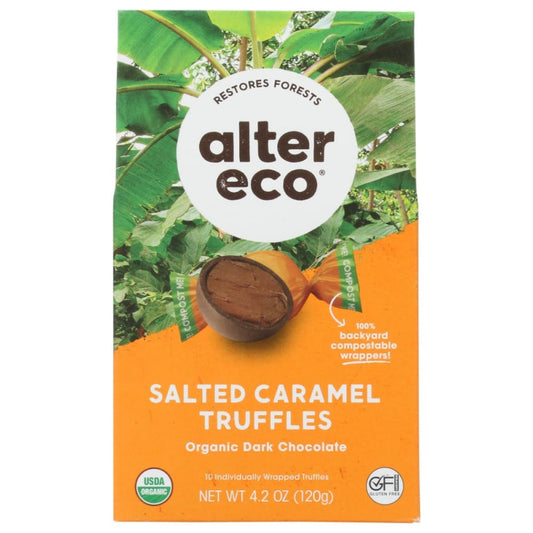 ALTER ECO: Salted Caramel Truffles 4.2 oz (Pack of 3) - Grocery > Chocolate Desserts and Sweets > Chocolate - ALTER ECO