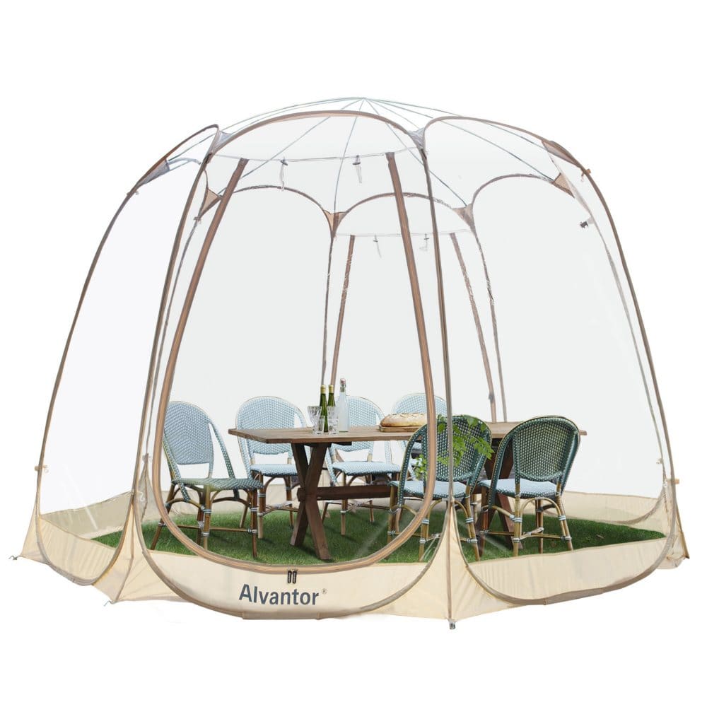 Alvantor Bubble Tent Pop Up Gazebo 12’ x 12’ Camping Tent - Camping Equipment - Alvantor