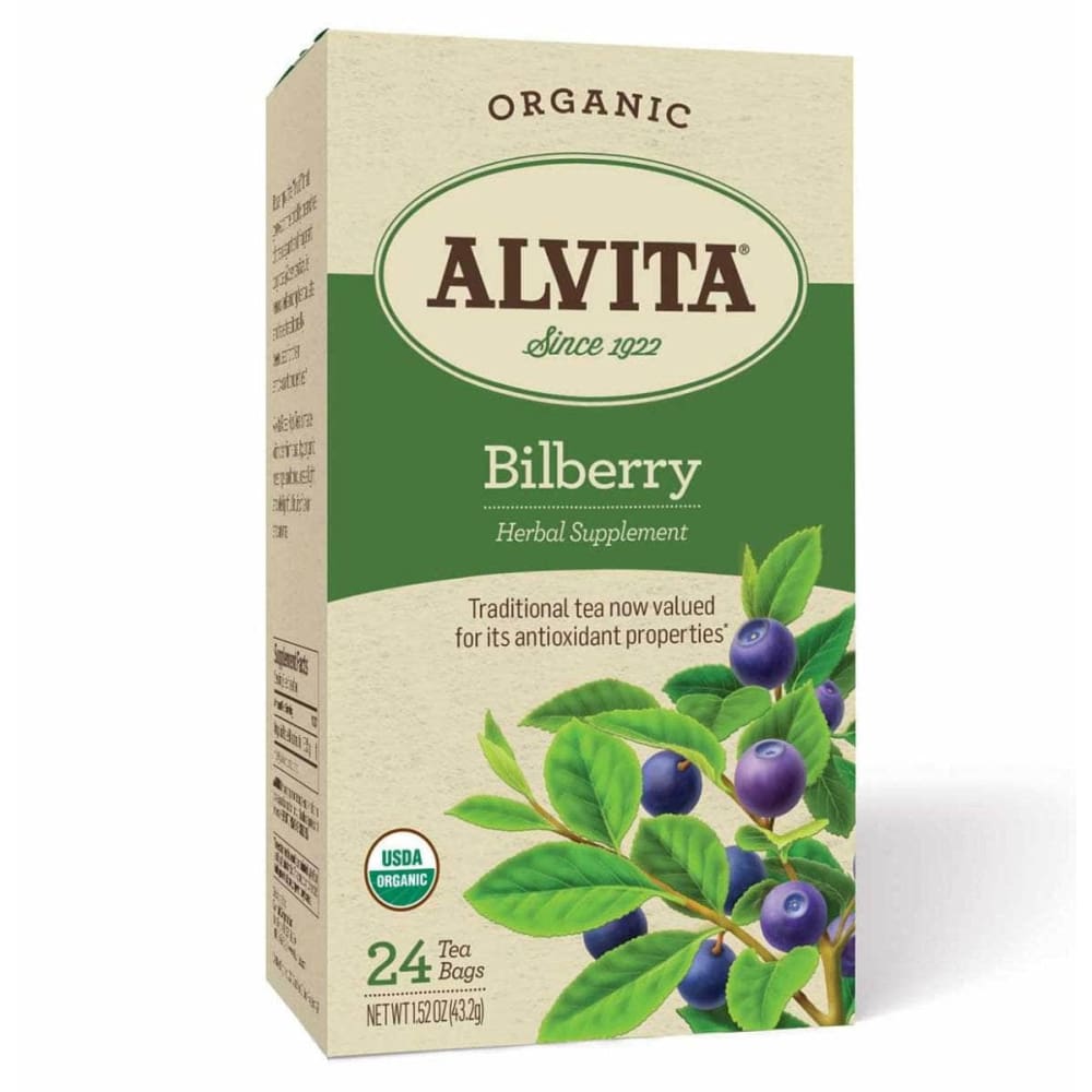 ALVITA Grocery > Beverages > Coffee, Tea & Hot Cocoa ALVITA: Organic Bilberry Tea, 24 ea