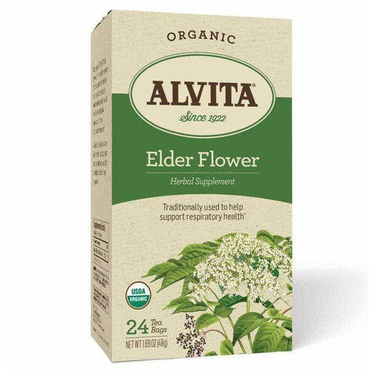 ALVITA Grocery > Beverages > Coffee, Tea & Hot Cocoa ALVITA: Organic Elder Flower Tea, 24 bg