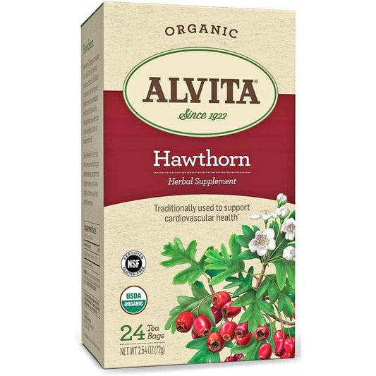 ALVITA Grocery > Beverages > Coffee, Tea & Hot Cocoa ALVITA: Tea Hawthorn Berry Org, 24 bg