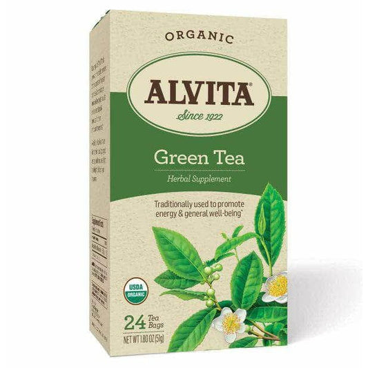 ALVITA Grocery > Beverages > Coffee, Tea & Hot Cocoa ALVITA: Tea Hrbl Grn Org, 24 bg