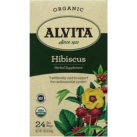 ALVITA Grocery > Beverages > Coffee, Tea & Hot Cocoa ALVITA: Tea Hibiscus Org, 24 bg