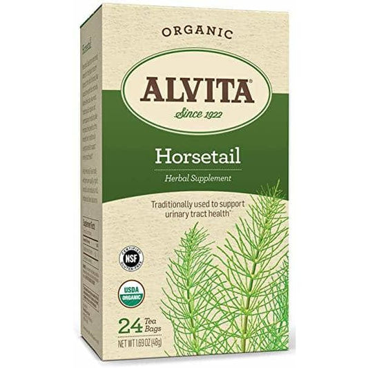ALVITA Grocery > Beverages > Coffee, Tea & Hot Cocoa ALVITA: Tea Horsetail Org, 24 bg