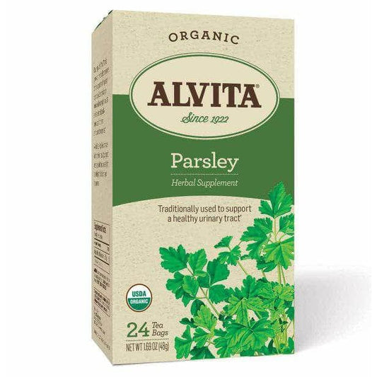 ALVITA Grocery > Beverages > Coffee, Tea & Hot Cocoa ALVITA: Tea Parsley Org, 24 bg
