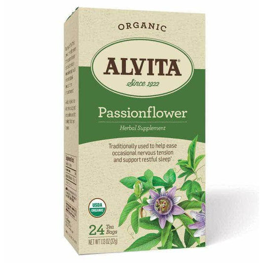ALVITA Grocery > Beverages > Coffee, Tea & Hot Cocoa ALVITA: Tea Passionflower Org, 24 bg