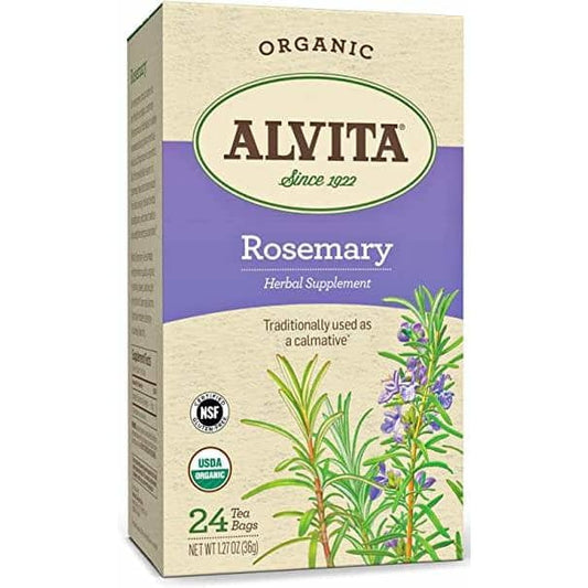 ALVITA Grocery > Beverages > Coffee, Tea & Hot Cocoa ALVITA: Tea Rosemary Org, 24 bg