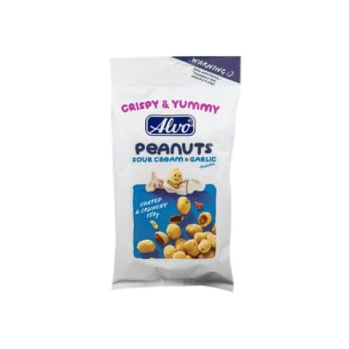 ALVO Sourcream & Garlic Flavors Peanuts with Husk 5.29 oz. (150 g.) - Alvo