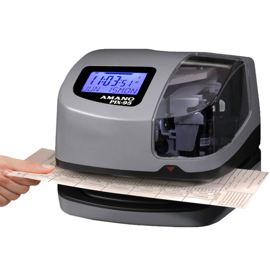 Amano PIX-95 Electronic Time Clock - Time Clocks & Cards - Amano