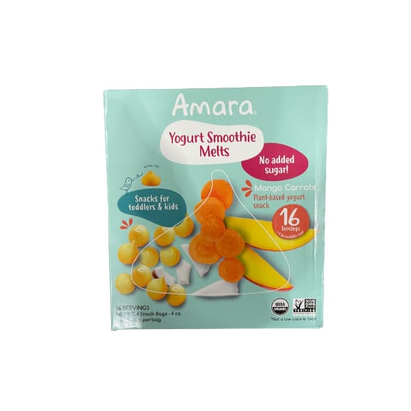 Amara Yogurt Smoothie Melts Snack for toddlers & kids 10 oz. - Amara