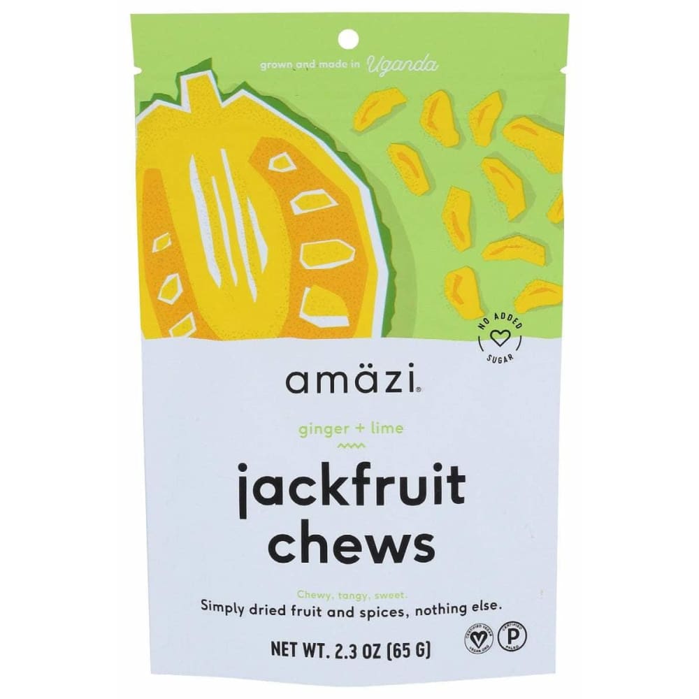 AMAZI FOODS AMAZI FOODS Ginger Lime Jackfruit Chews, 2.3 oz