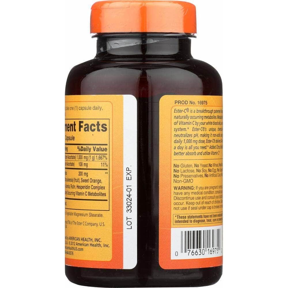 Ester C American Health Ester-C 1000 mg with Citrus Bioflavonoids, 90 Capsules