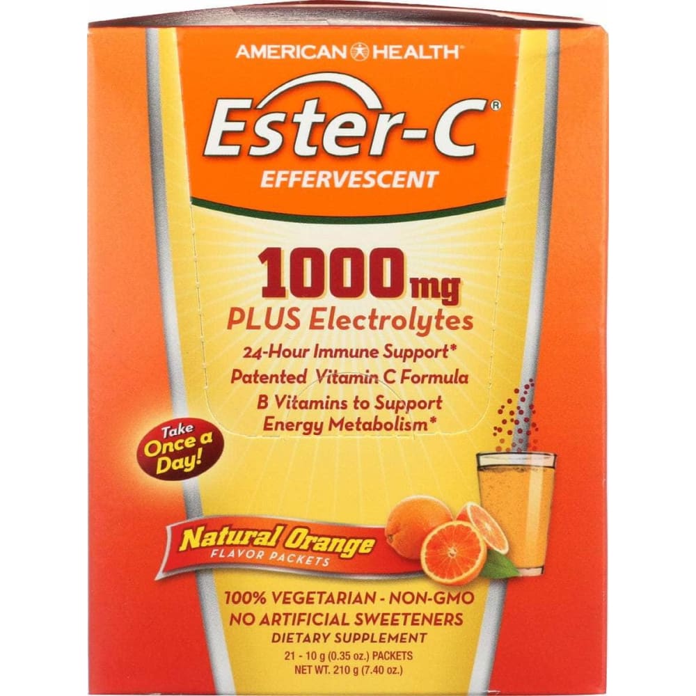AMERICAN HEALTH American Health Ester-C 1000Mg Effervescent Orange, 21 Ea