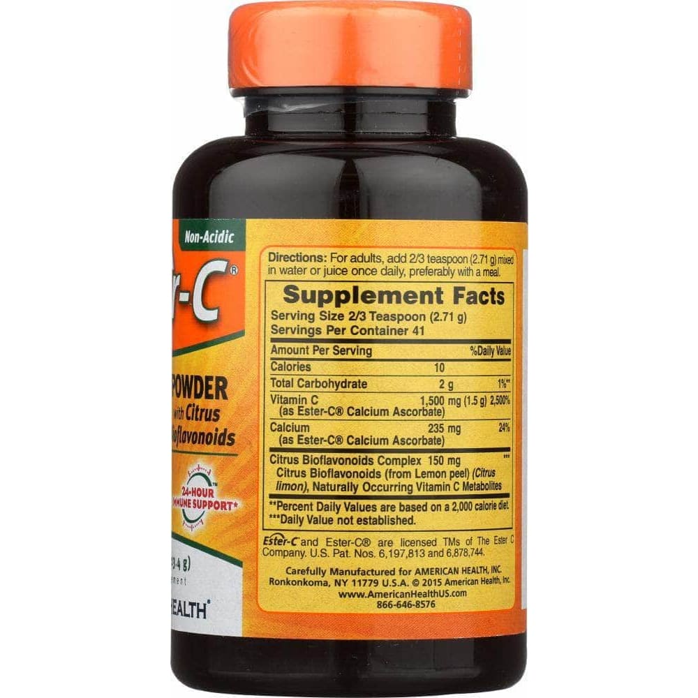 American Health American Health Ester C Powder Vegetarian Citrus Bioflavonoids, 4 oz