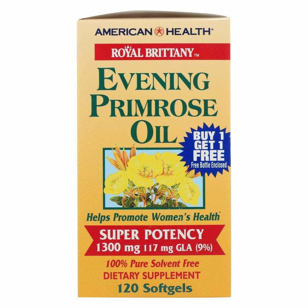 American Health American Health Royal Brittany Evening Primrose Oil 1300 MG Twinpack 120sg, 2 pc