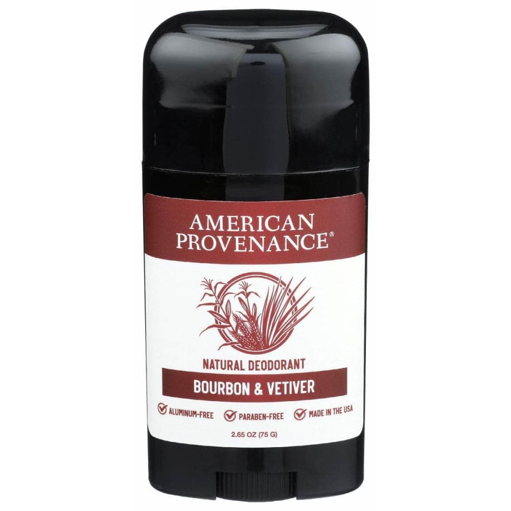 AMERICAN PROVENANCE Beauty & Body Care > Deodorants & Antiperspirants > Deodorant Stick AMERICAN PROVENANCE Bourbon and Vetiver Deodorant, 2.65 oz
