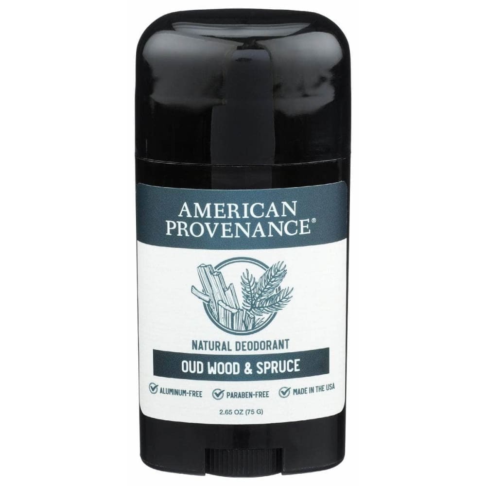 AMERICAN PROVENANCE Beauty & Body Care > Deodorants & Antiperspirants > Deodorant Stick AMERICAN PROVENANCE Oud Wood and Spruce Deodorant, 2.65 oz