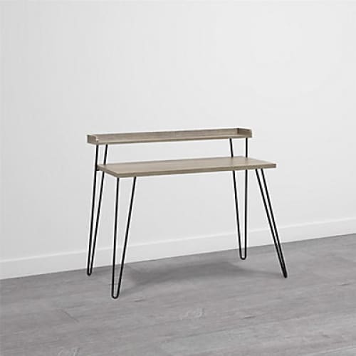 Ameriwood Haven Retro Computer Desk with Riser - Home/Office & School Supplies/Office Furniture/Office Desks & Workstations/ - ShelHealth