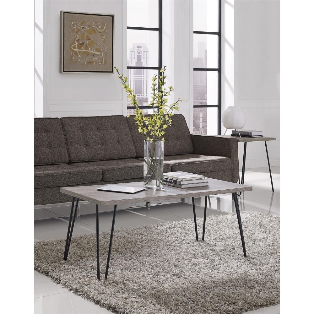 Ameriwood Home Owen Coffee Table - Distressed Gray - Home/Furniture/Living Room Furniture/Accent Furniture/Accent & Coffee Tables/ -