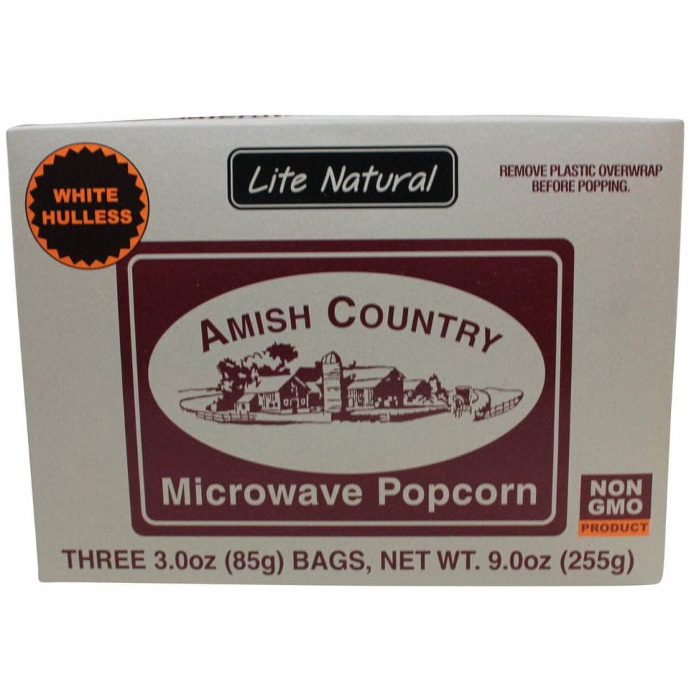 AMISH COUNTRY Grocery > Snacks > Popcorn AMISH COUNTRY: Lite Natural Micrcowave Popcorn, 10.5 oz