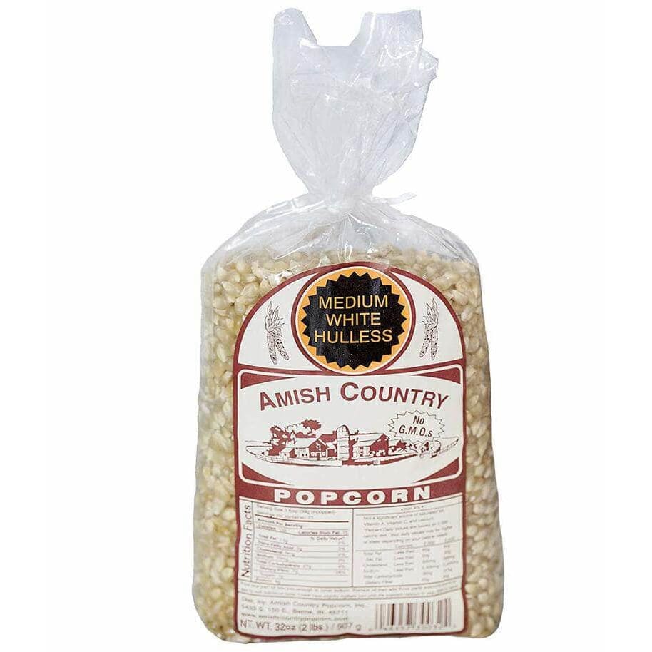 AMISH COUNTRY Grocery > Natural Snacks > Popcorn AMISH COUNTRY: Medium Whte Popcorn Bag, 32 oz