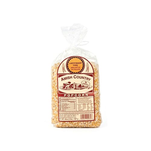 Amish Country Popcorn Ladyfinger Popcorn 2lb (Case of 8) - Snacks/Popcorn - Amish Country Popcorn
