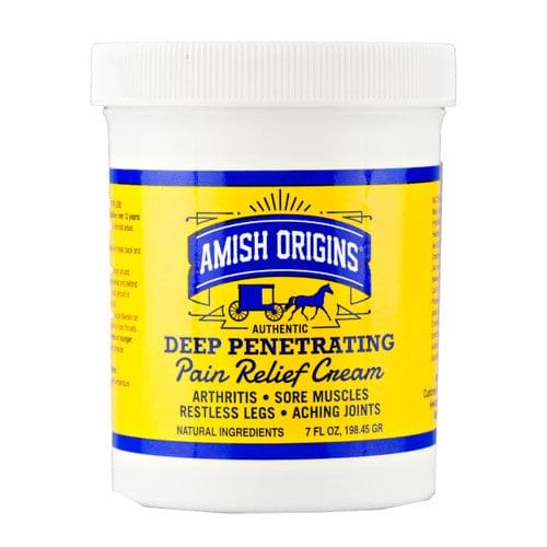 Amish Origins Deep Penetrating Pain Relief Cream 7oz (Case of 12) - Misc/Personal Care - Amish Origins