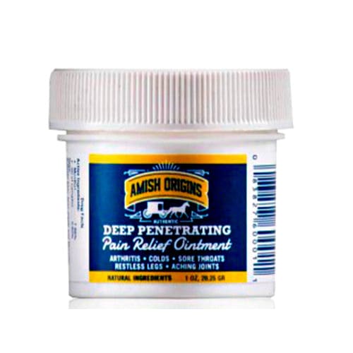 Amish Origins Deep Penetrating Pain Relief Ointment 1oz (Case of 12) - Misc/Personal Care - Amish Origins