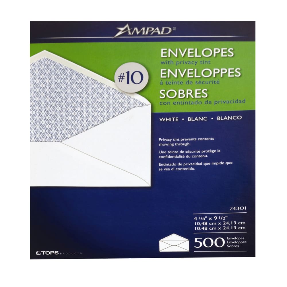 Ampad #10 Envelopes 500 Count - Ampad