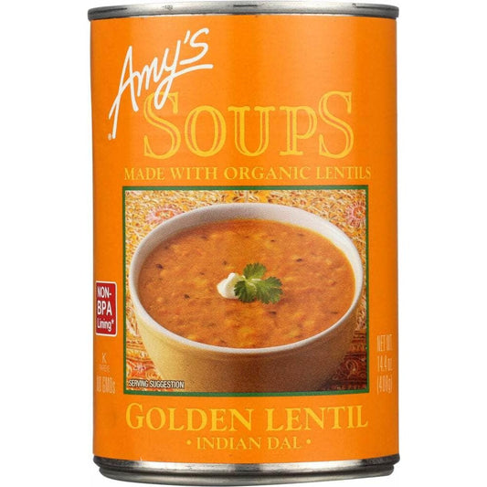 Amys Amy's Golden Lentil Soup Indian Dal, 14.4 oz