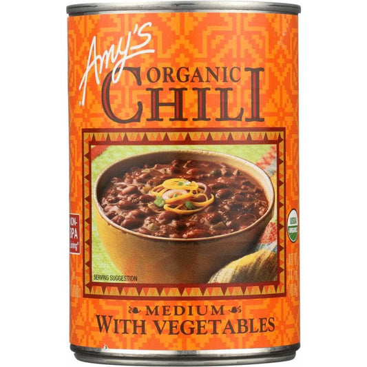 Amys Amy's Organic Chili Medium with Vegetables, 14.7 oz