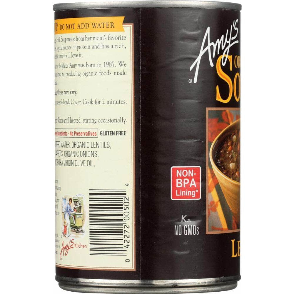 Amys Amy's Organic Lentil Soup, 14.5 oz