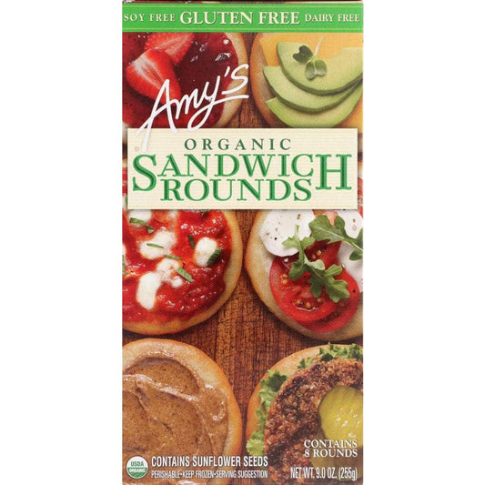 Amys Amys Organic Sandwich Rounds, 9 oz