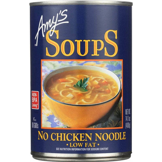 Amys Amy's Soup Low Fat No Chicken Noodle, 14.1 oz