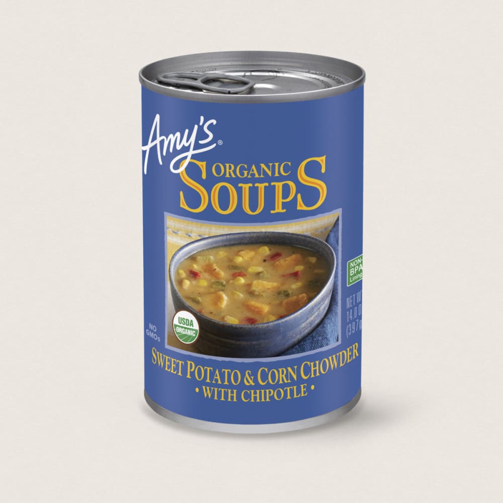 AMYS: Soup Swt Pot Crn Chw Org 14 OZ (Pack of 5) - Soups & Stocks - AMYS