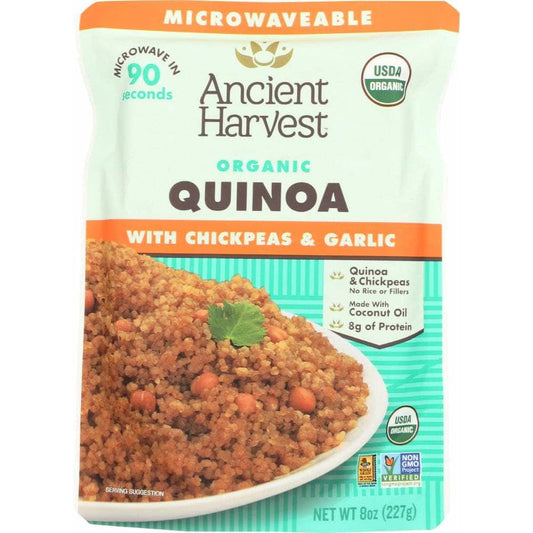 Ancient Harvest Ancient Harvest Organic Quinoa with Chickpeas & Garlic, 8 oz