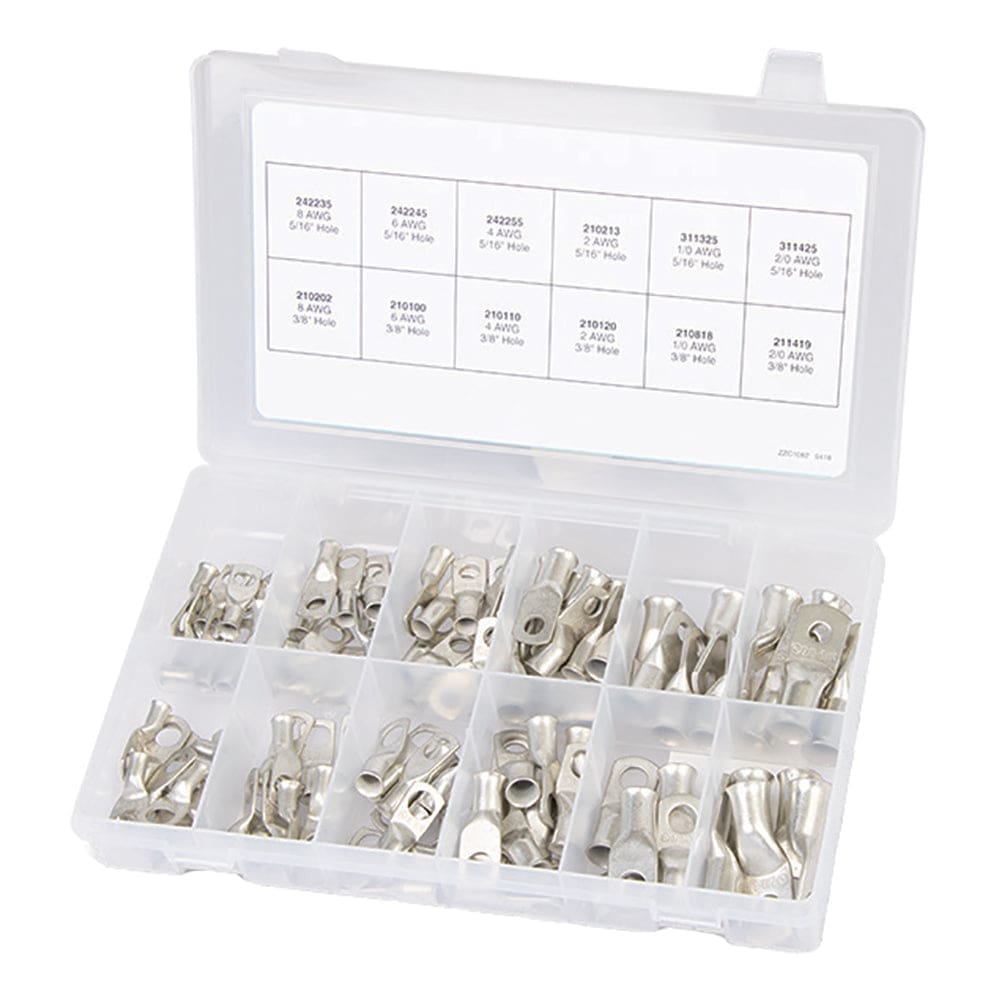 Ancor 100-Piece Tinned Copper Lug Kit - Electrical | Terminals - Ancor