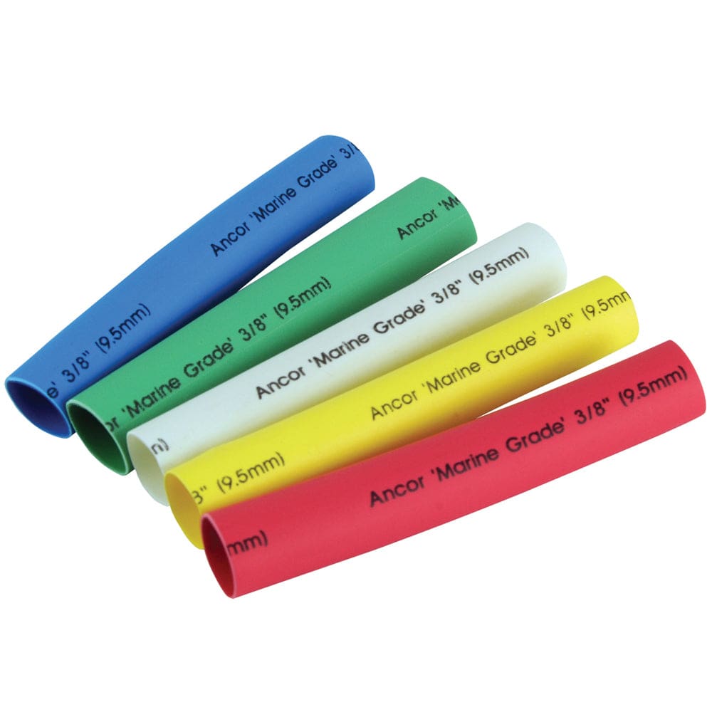 Ancor Adhesive Lined Heat Shrink Tubing - 5-Pack 3 12 to 8 AWG Assorted Colors (Pack of 5) - Electrical | Wire Management - Ancor