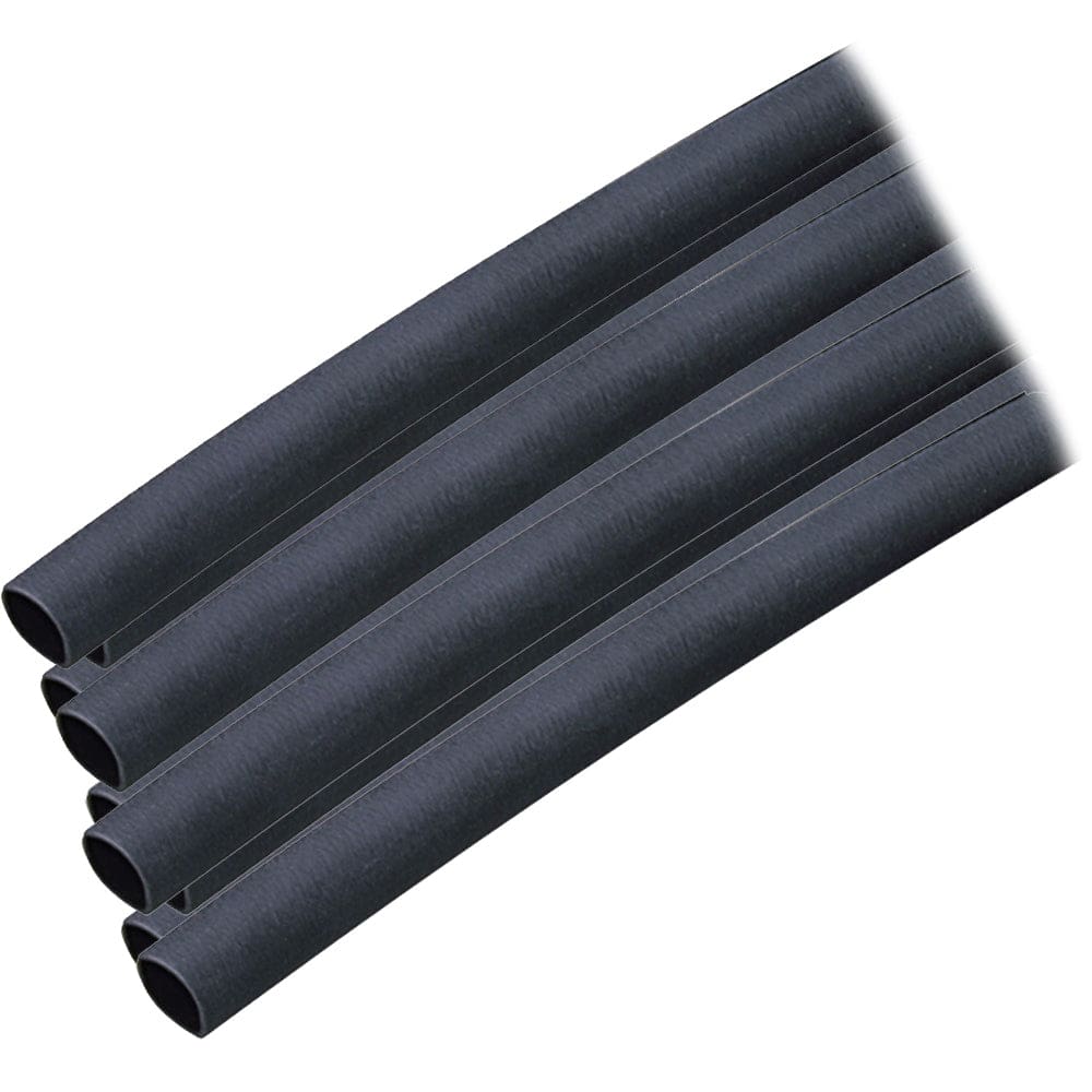 Ancor Adhesive Lined Heat Shrink Tubing (ALT) - 1/ 4 x 12 - 10-Pack - Black - Electrical | Wire Management - Ancor