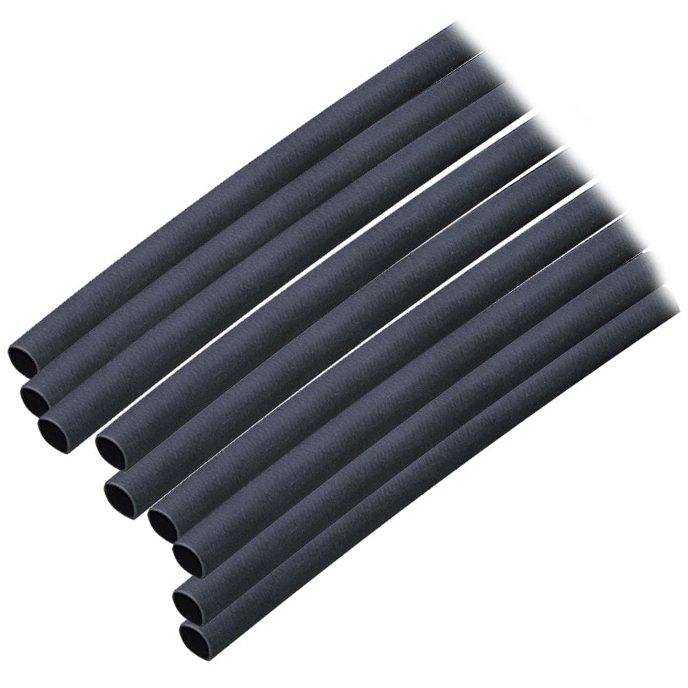 Ancor Adhesive Lined Heat Shrink Tubing (ALT) - 3/ 16 x 6 - 10-Pack - Black (Pack of 2) - Electrical | Wire Management - Ancor