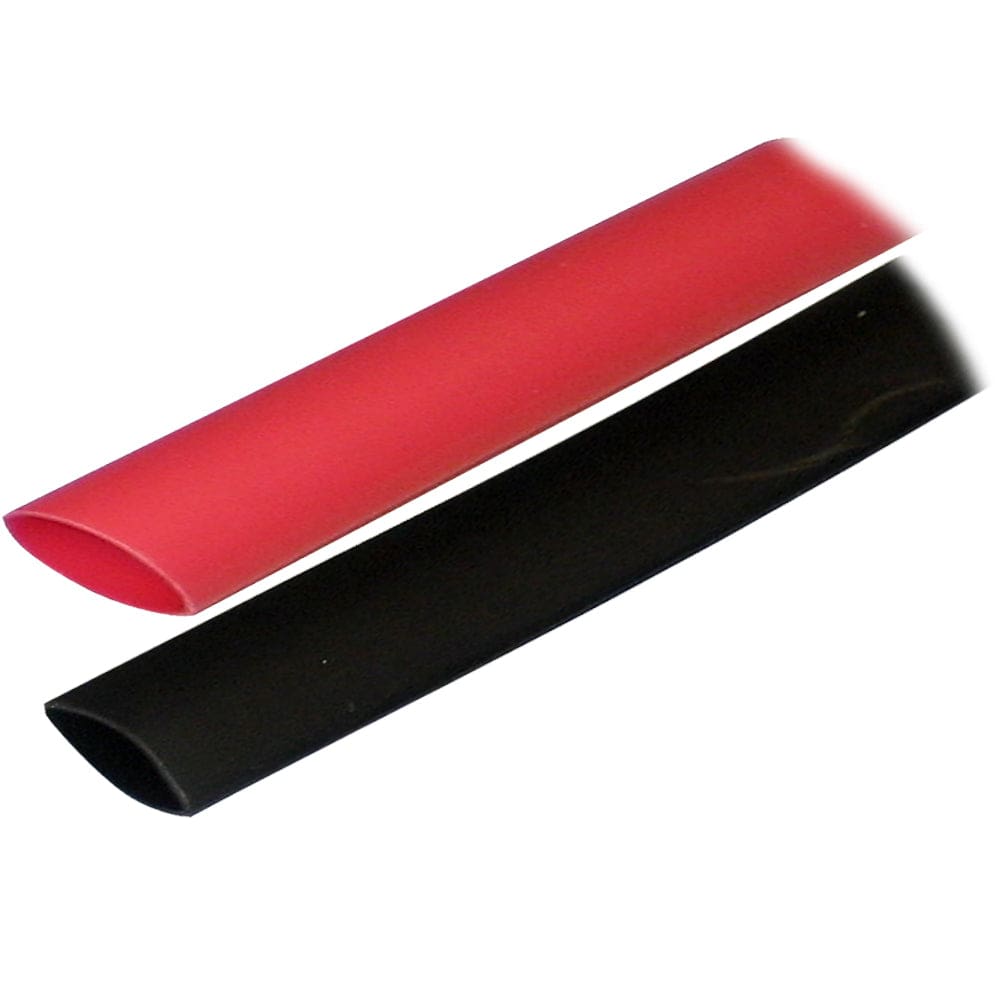 Ancor Adhesive Lined Heat Shrink Tubing (ALT) - 3/ 4 x 3 - 2-Pack - Black/ Red (Pack of 6) - Electrical | Wire Management - Ancor