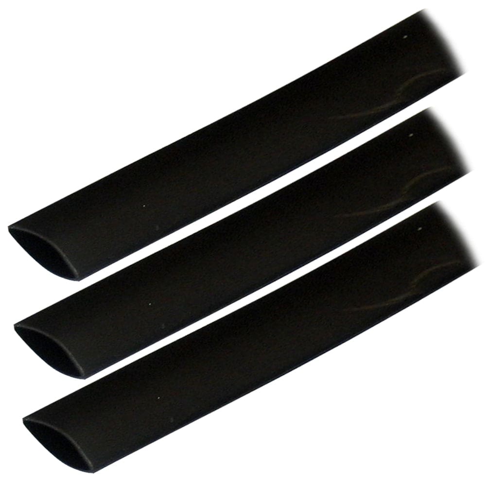 Ancor Adhesive Lined Heat Shrink Tubing (ALT) - 3/ 4 x 3 - 3-Pack - Black (Pack of 4) - Electrical | Wire Management - Ancor