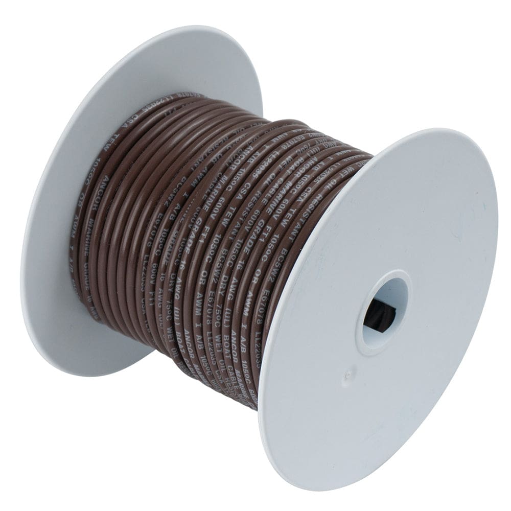 Ancor Brown 10 AWG Tinned Copper Wire - 100’ - Electrical | Wire - Ancor