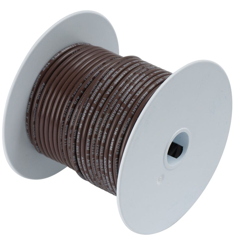 Ancor Brown 16 AWG Tinned Copper Wire - 1,000’ - Electrical | Wire - Ancor