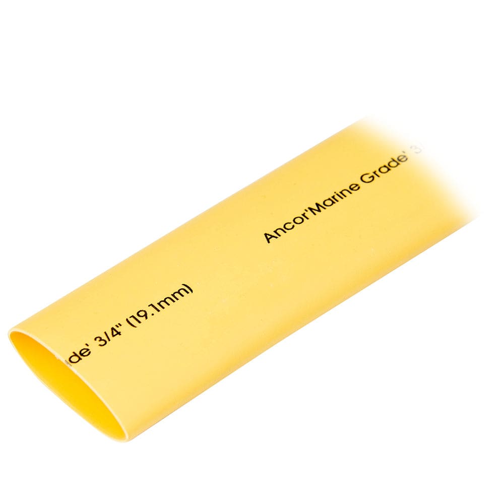 Ancor Heat Shrink Tubing 3/ 4 x 48 - Yellow - 1 Piece - Electrical | Wire Management - Ancor