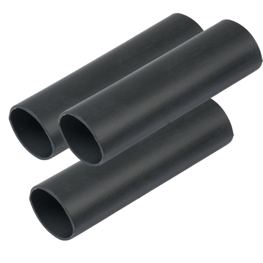 Ancor Heavy Wall Heat Shrink Tubing - 3/ 4 x 12 - 3-Pack - Black - Electrical | Wire Management - Ancor