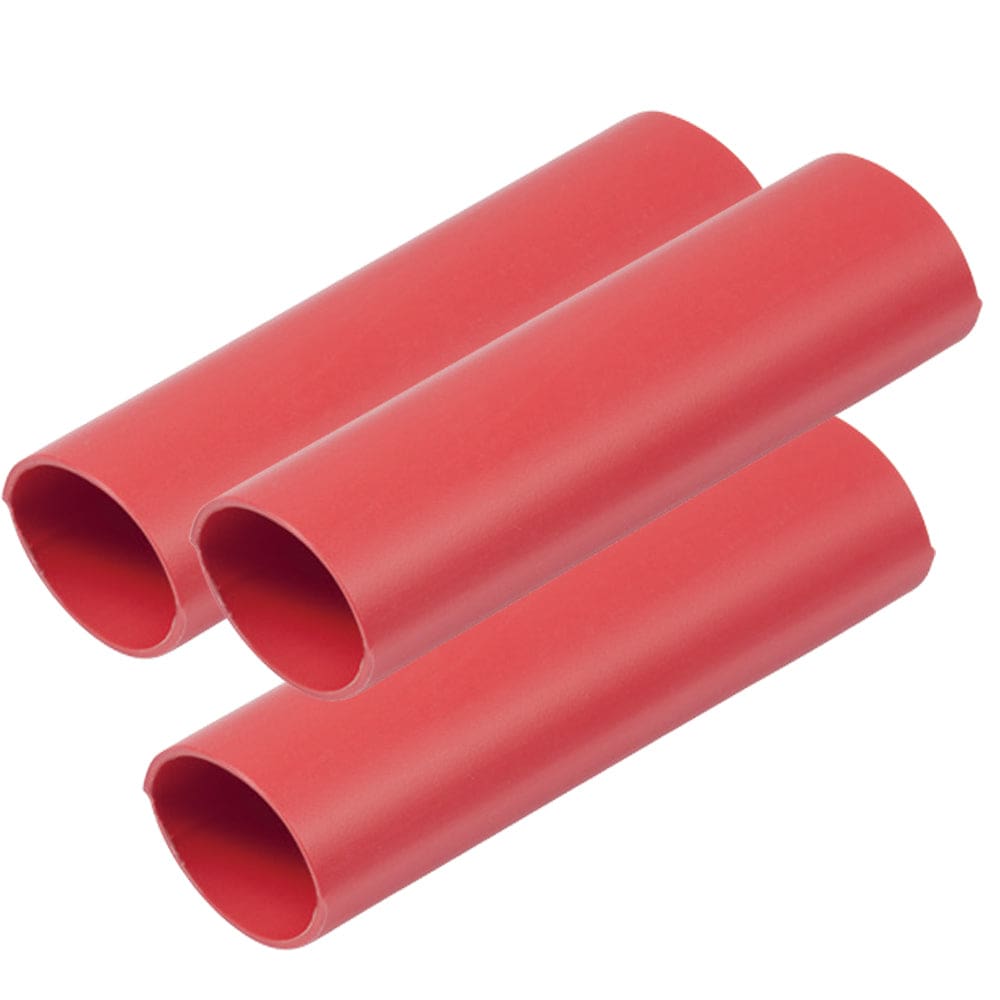 Ancor Heavy Wall Heat Shrink Tubing - 3/ 4 x 6 - 3-Pack - Red (Pack of 3) - Electrical | Wire Management - Ancor