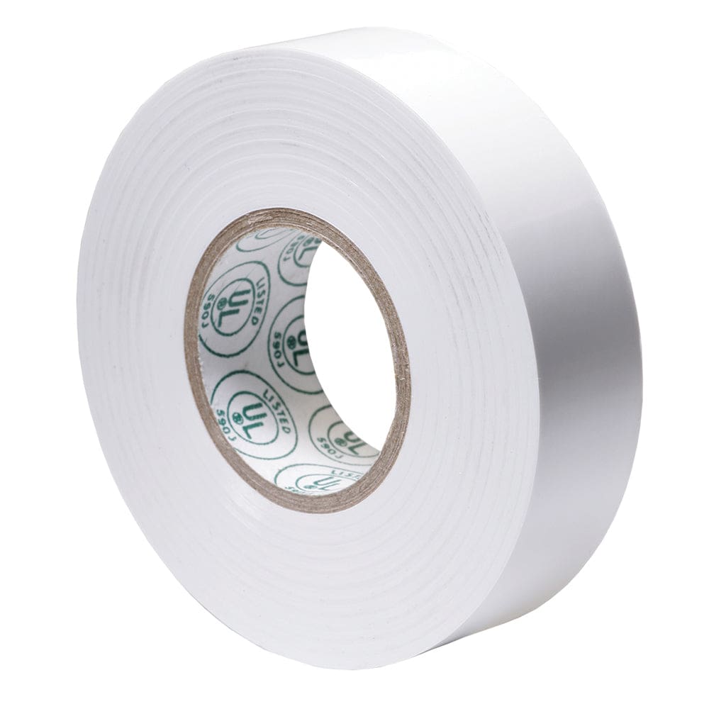 Ancor Premium Electrical Tape - 3/ 4 x 66’ - White (Pack of 5) - Electrical | Wire Management - Ancor
