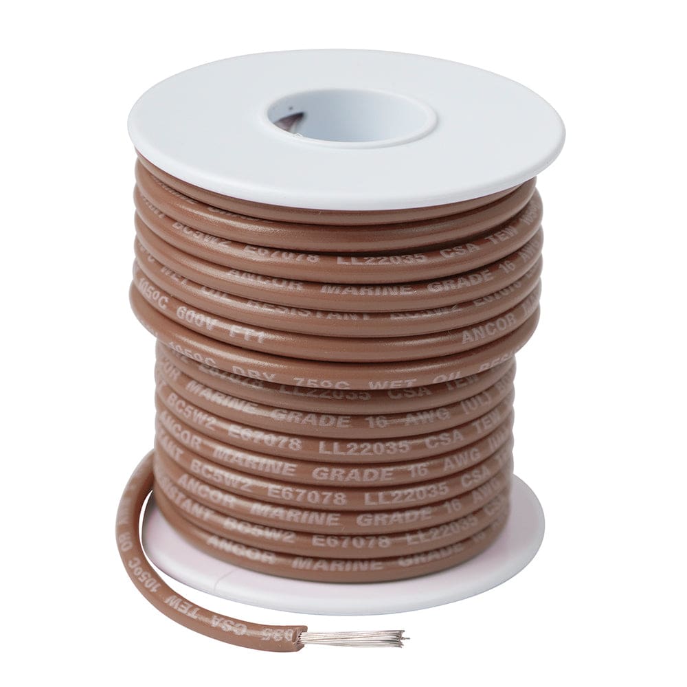 Ancor Tan 12 AWG Tinned Copper Wire - 250’ - Electrical | Wire - Ancor