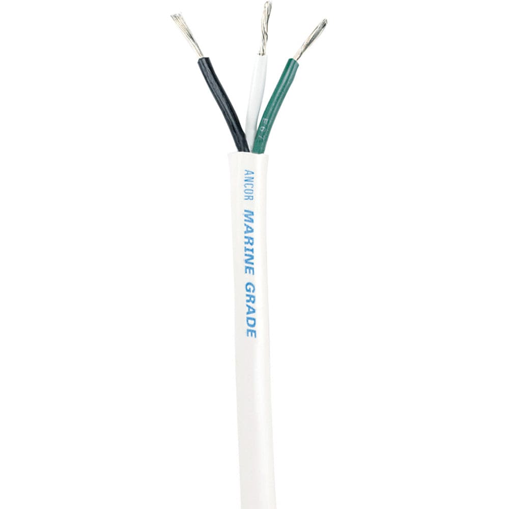 Ancor White Triplex Cable - 12/ 3 AWG - Round - 100’ - Electrical | Wire - Ancor